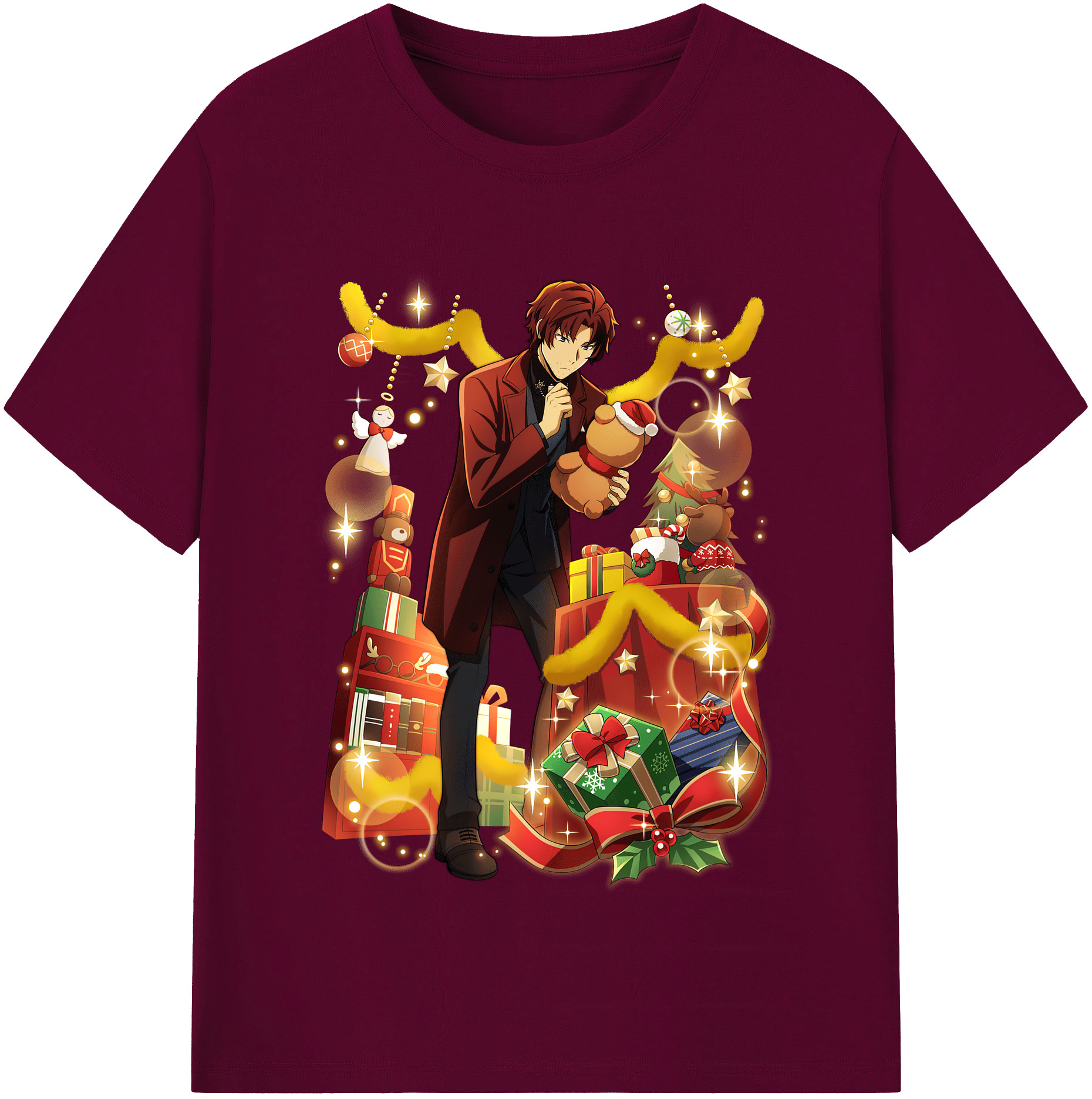 （画像用） 文豪ストレイドッグス Bungo Stray Dogs レディースカジュアルプリントTシャツ（綿100％）